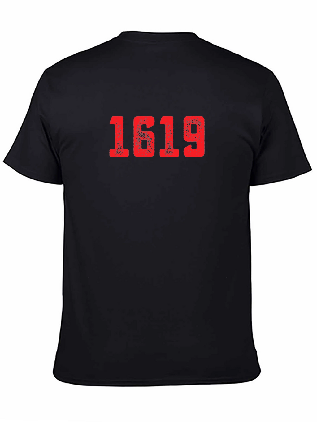 1619 Graphic Tee - Black Cotton Blend