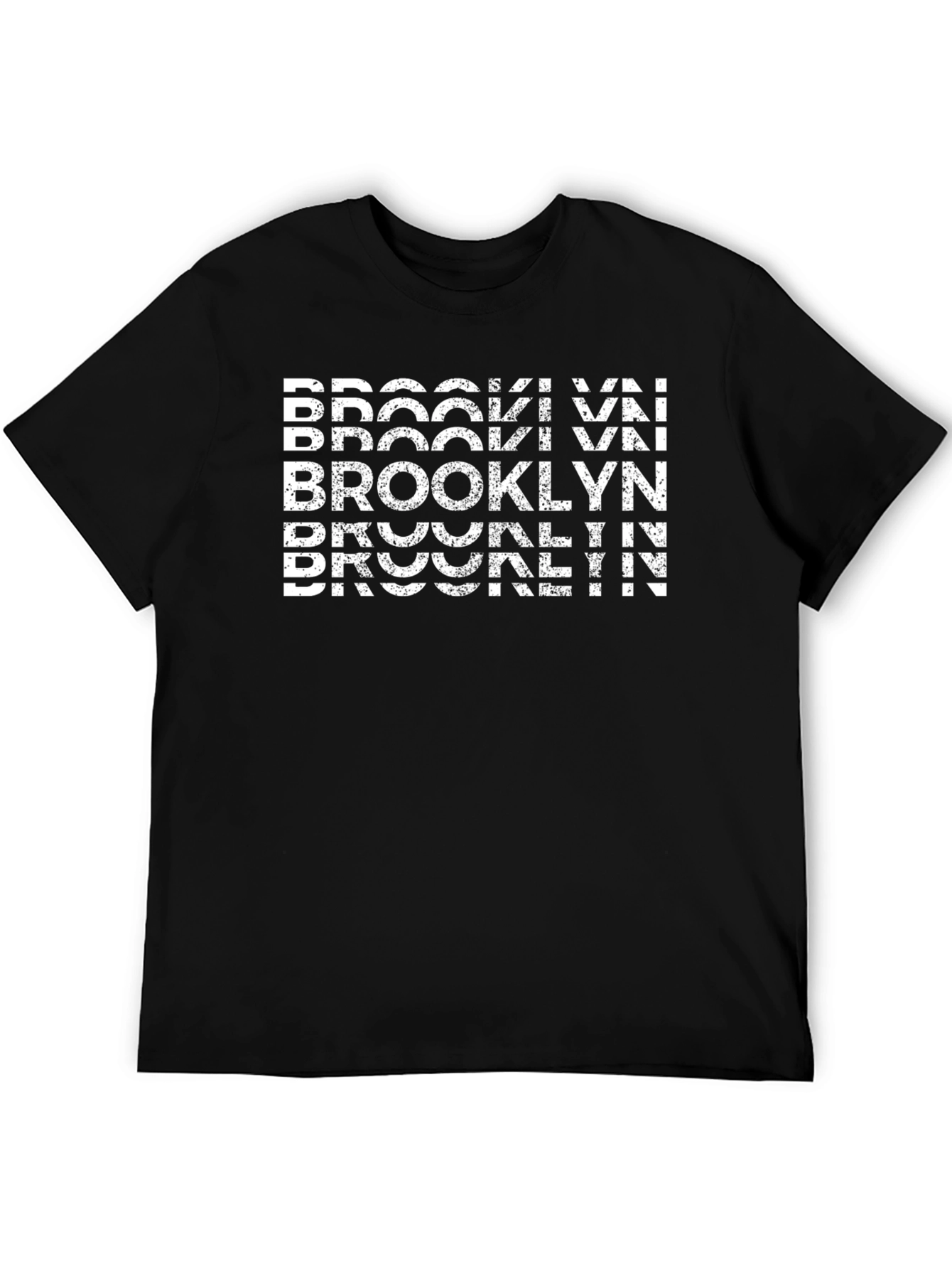 Brooklyn Graphic Print Black T-Shirt