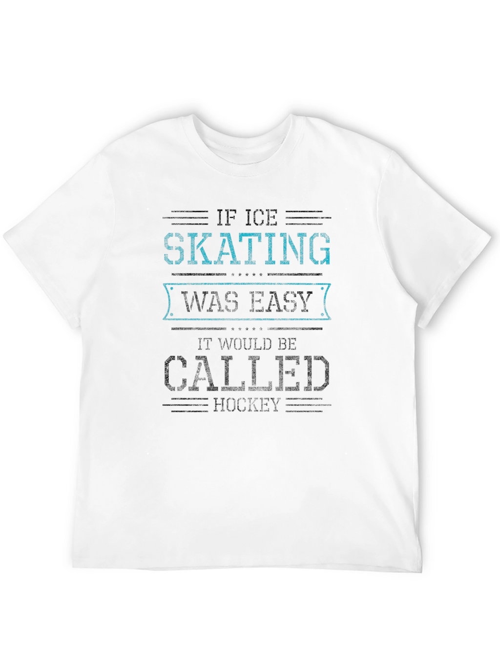 Ice Skating Hockey Graphic T-Shirt