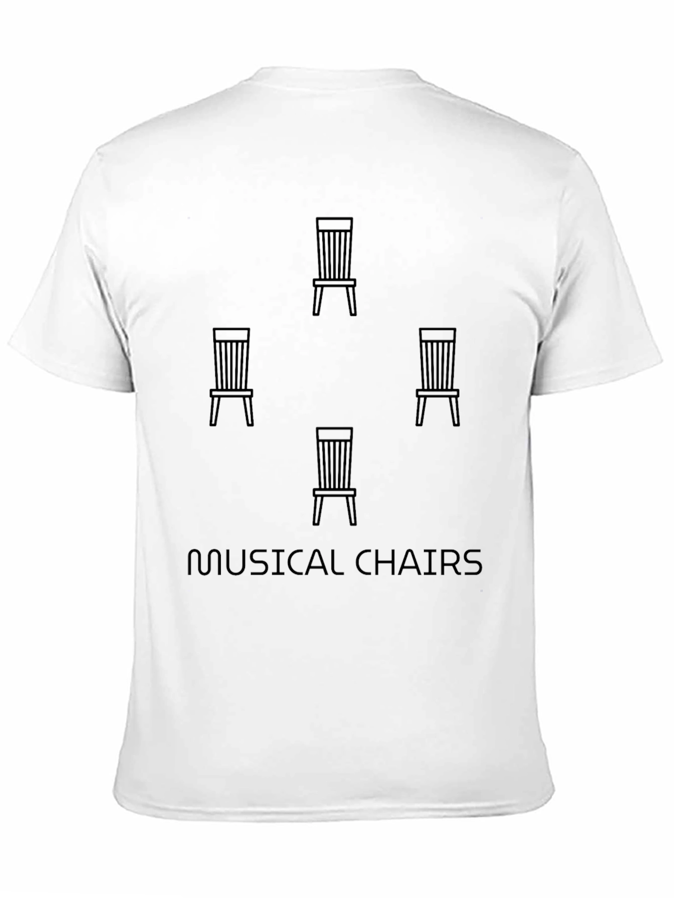 Musical Chairs Graphic T-Shirt - Soft Cotton Tee