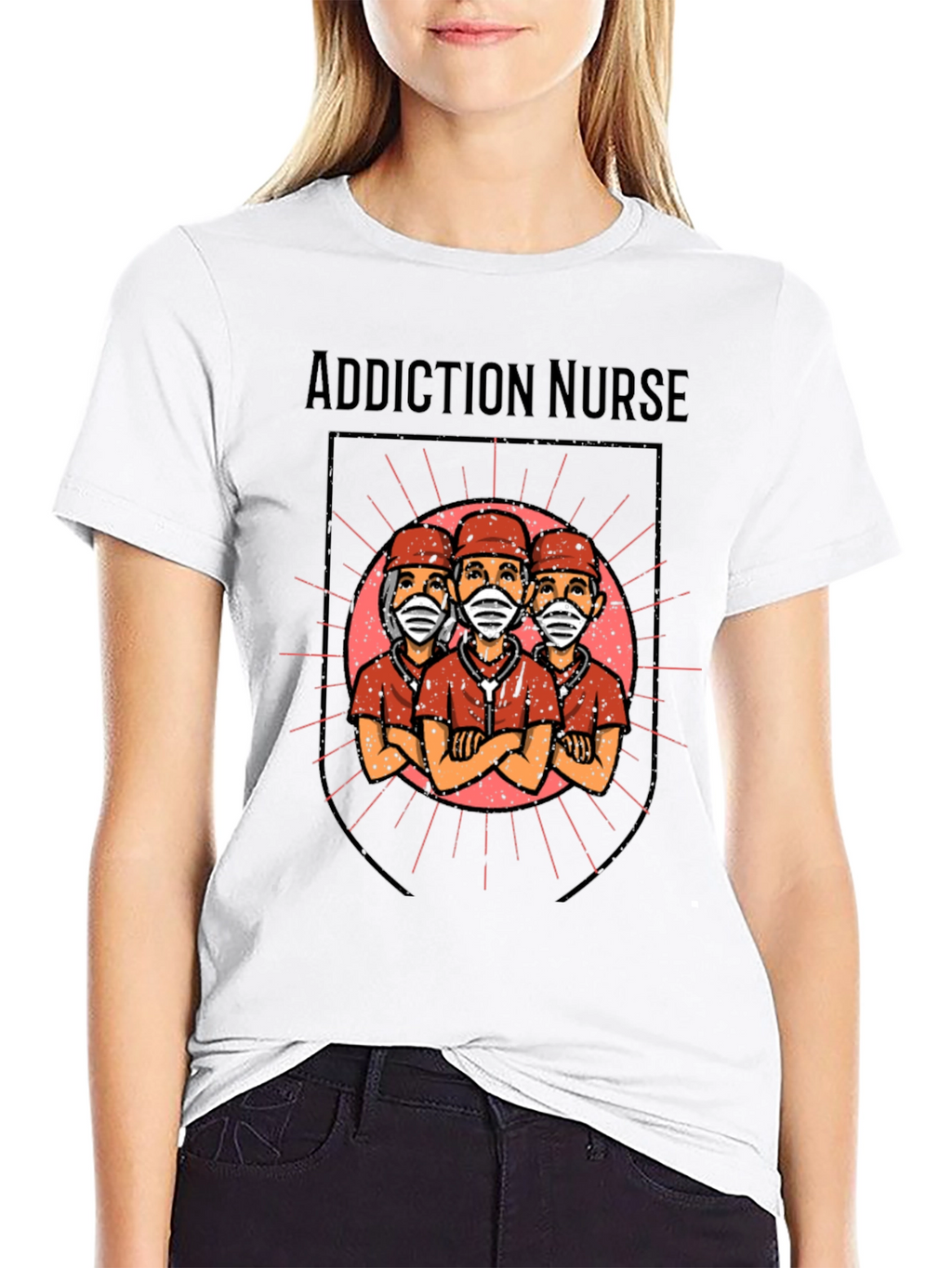 Addiction Nurse Graphic T-Shirt