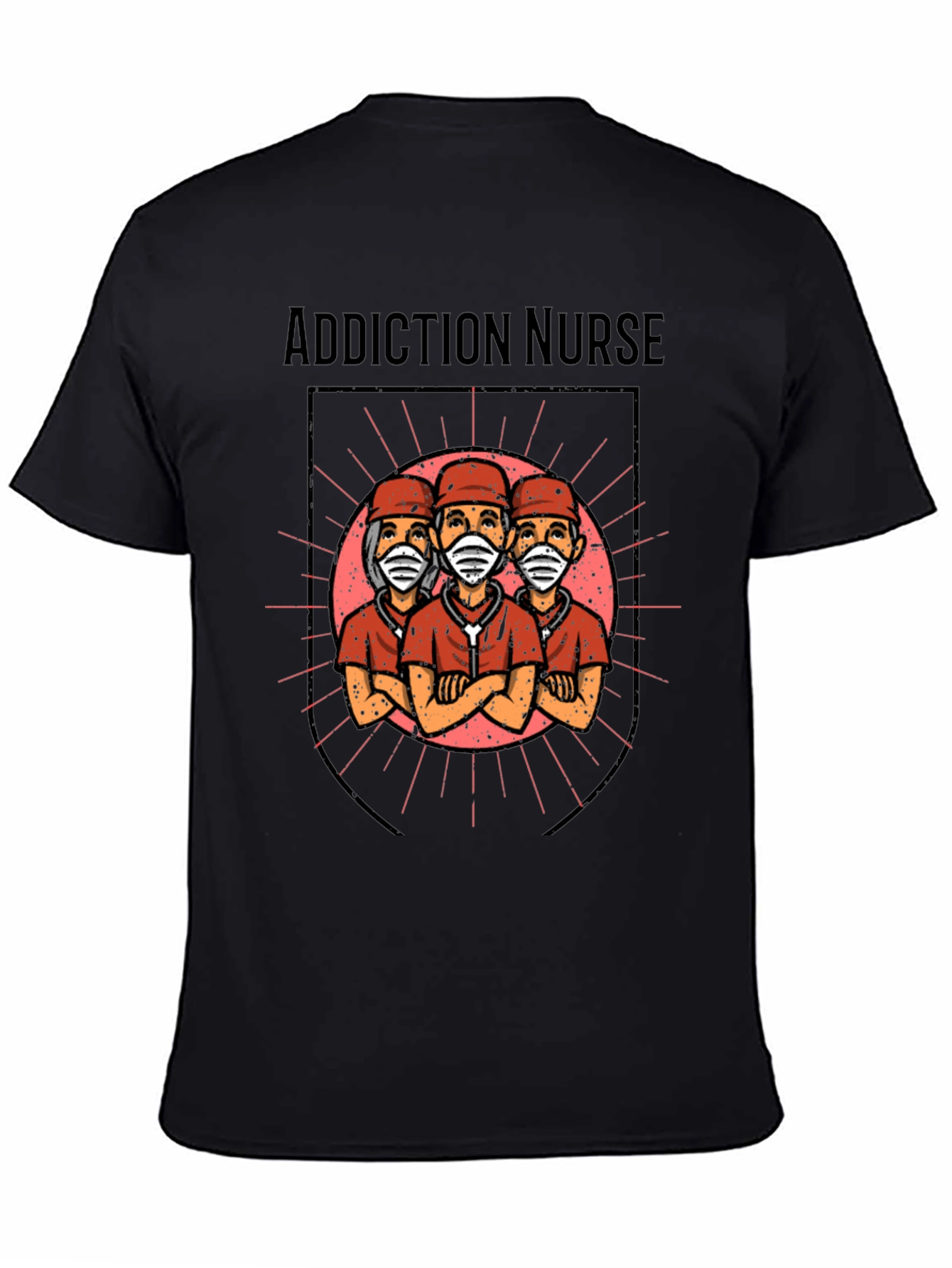 Addiction Nurse Graphic T-Shirt