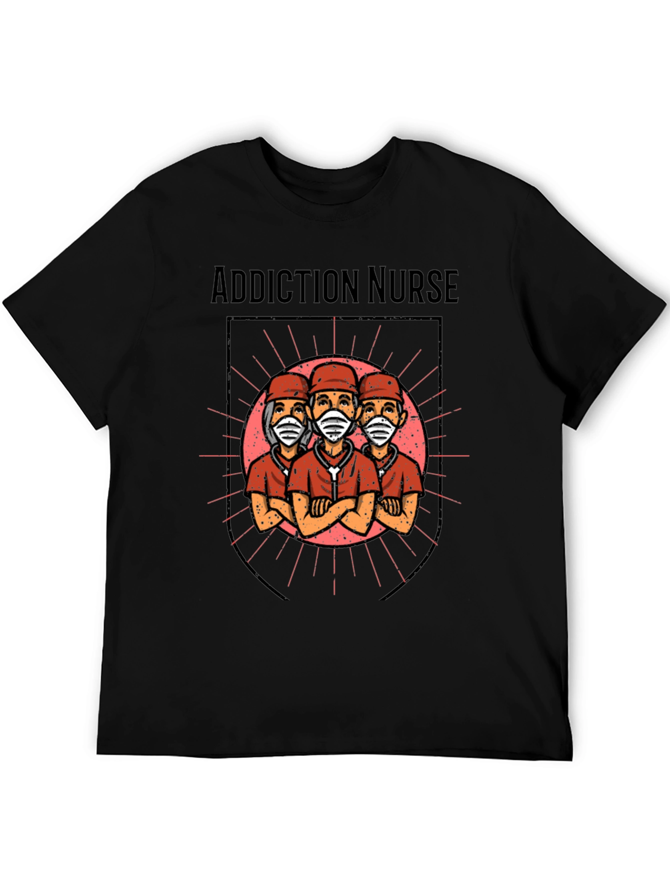 Addiction Nurse Graphic T-Shirt