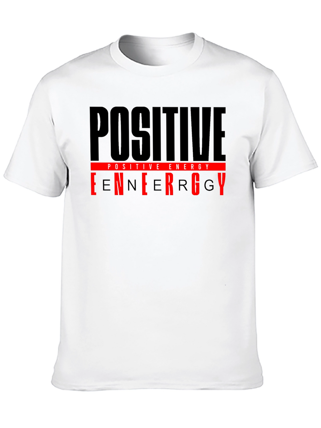 Positive Energy Black Graphic T-Shirt