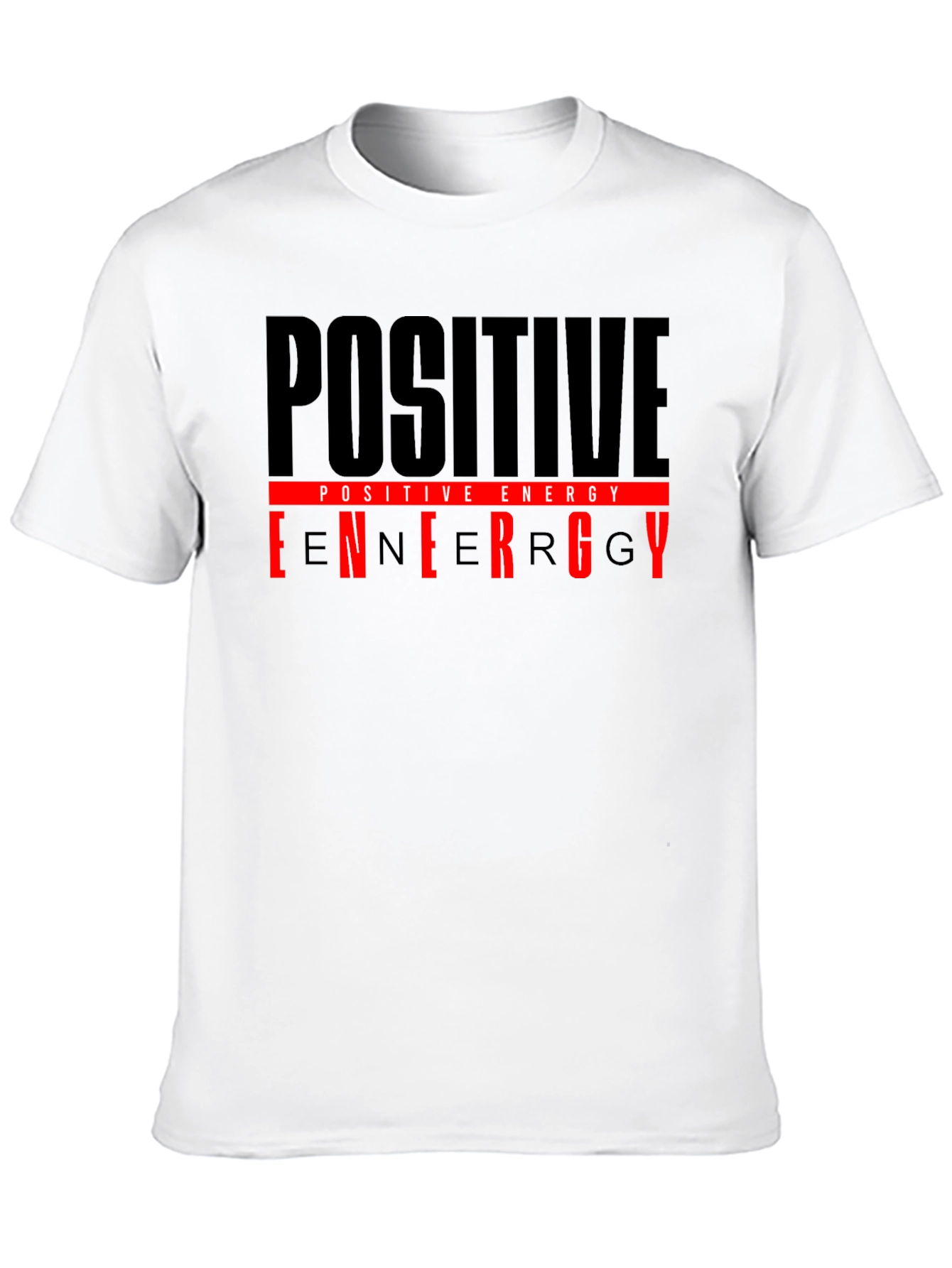 Positive Energy Black Graphic T-Shirt