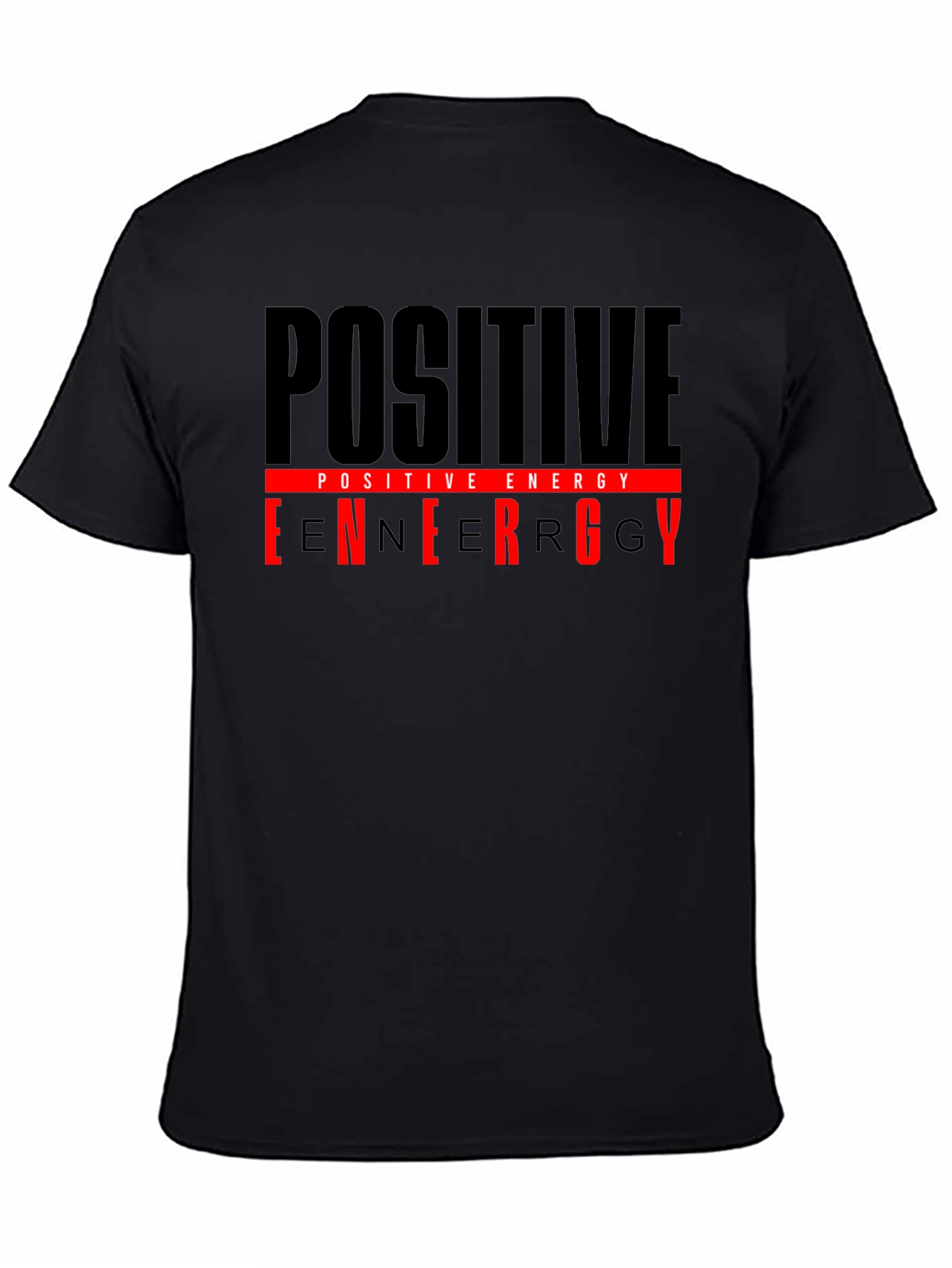 Positive Energy Black Graphic T-Shirt