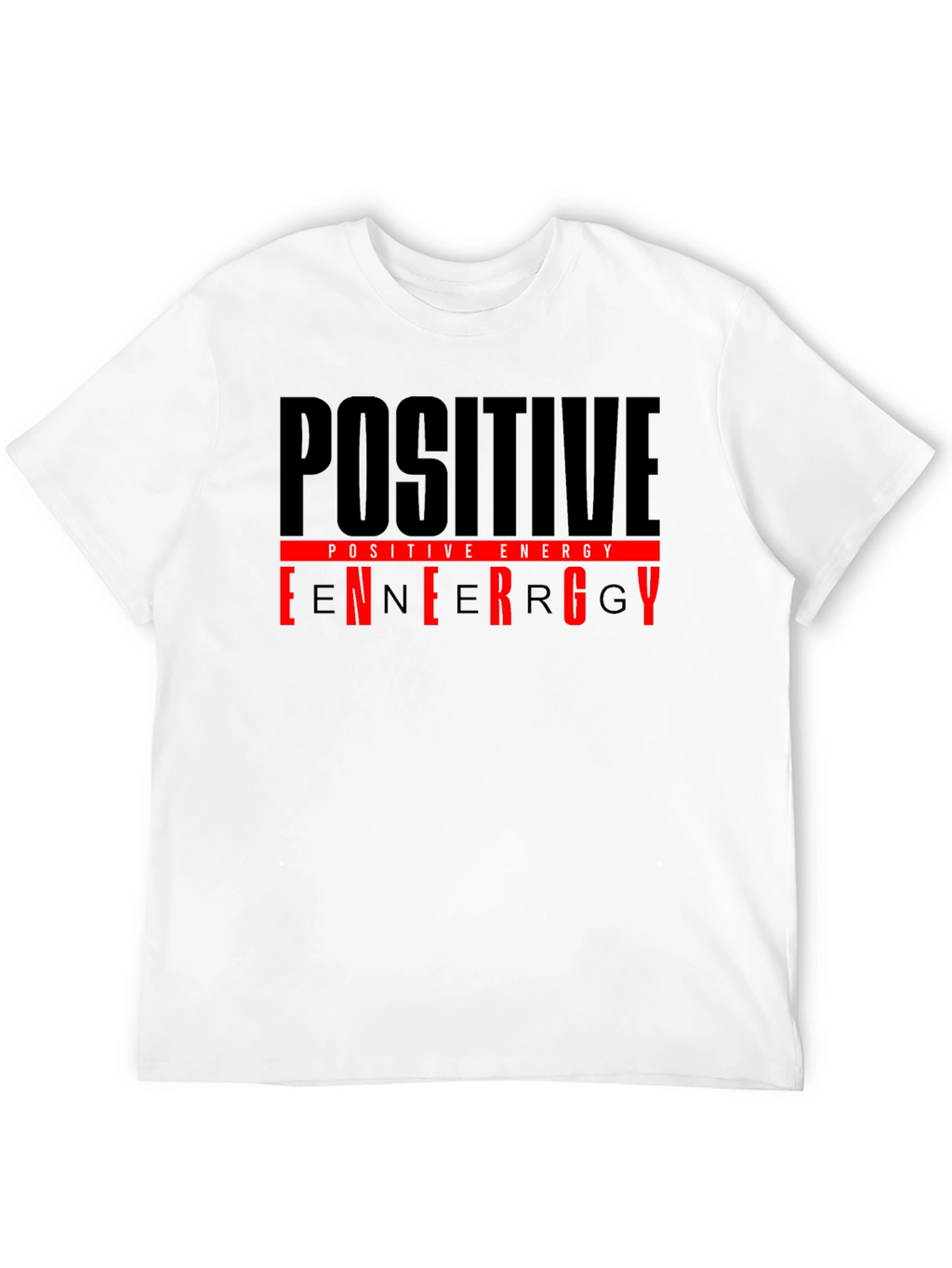 Positive Energy Black Graphic T-Shirt