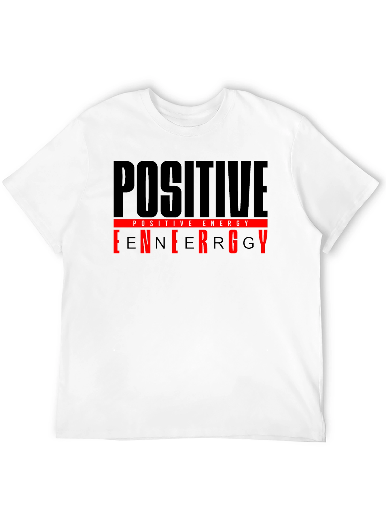 Positive Energy Black Graphic T-Shirt