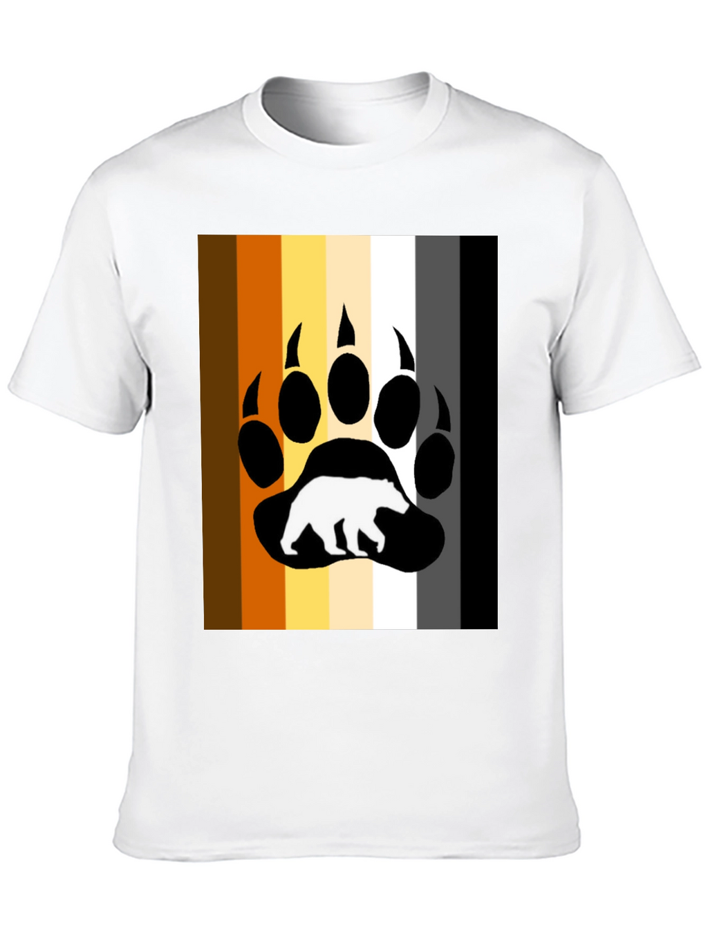 Bear Pride T-Shirt - Claw Print Gay Interest Tee