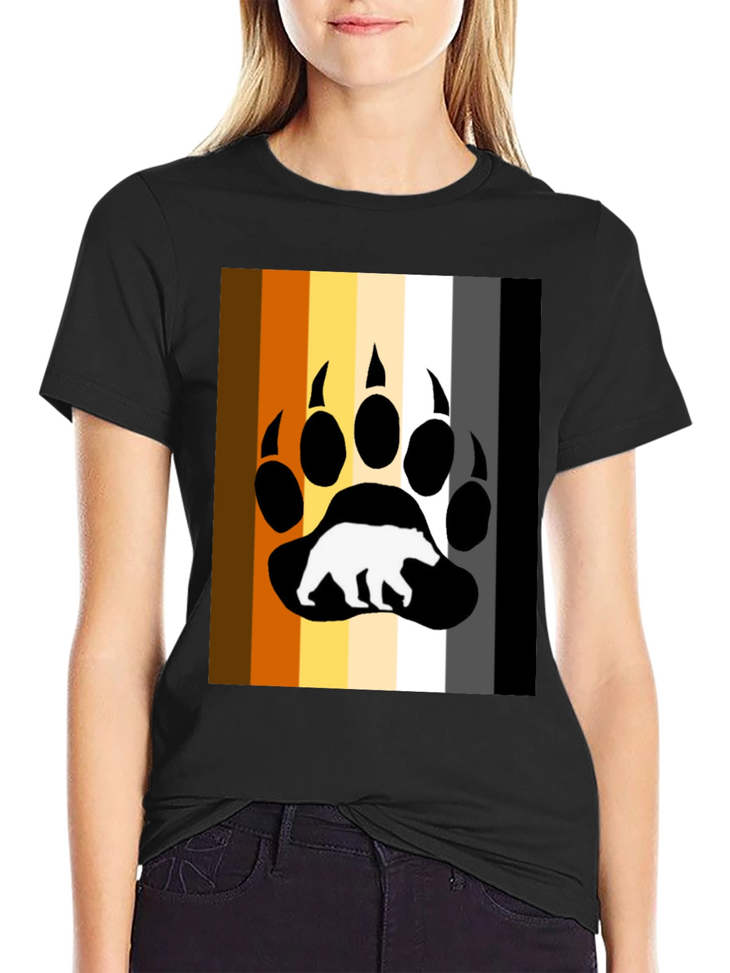 Bear Pride T-Shirt - Claw Print Gay Interest Tee