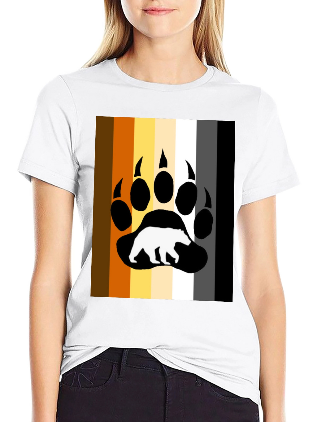 Bear Pride T-Shirt - Claw Print Gay Interest Tee