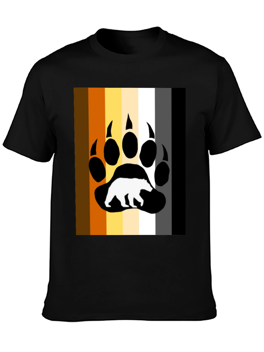 Bear Pride T-Shirt - Claw Print Gay Interest Tee
