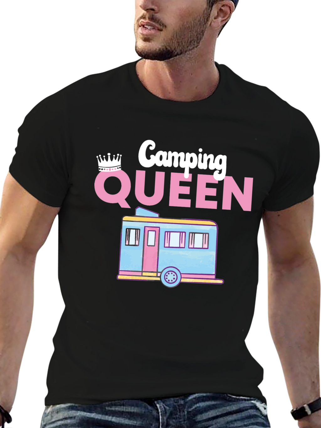 Camping Queen Tee - Womens RV Adventure T-Shirt