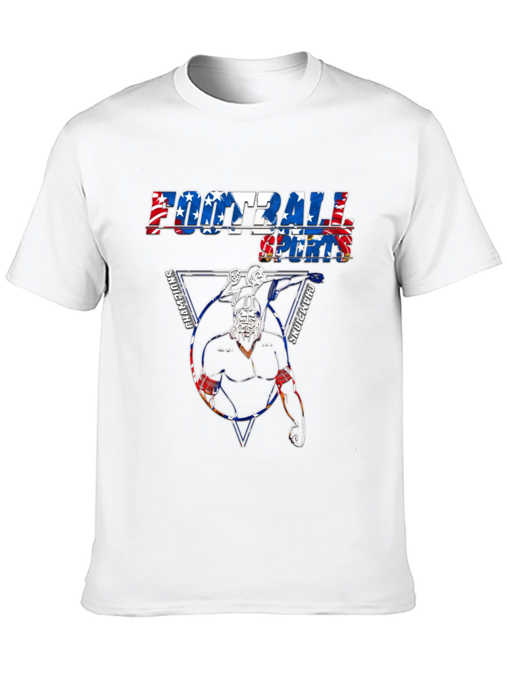 Football Sports Champions Graphic T-Shirt