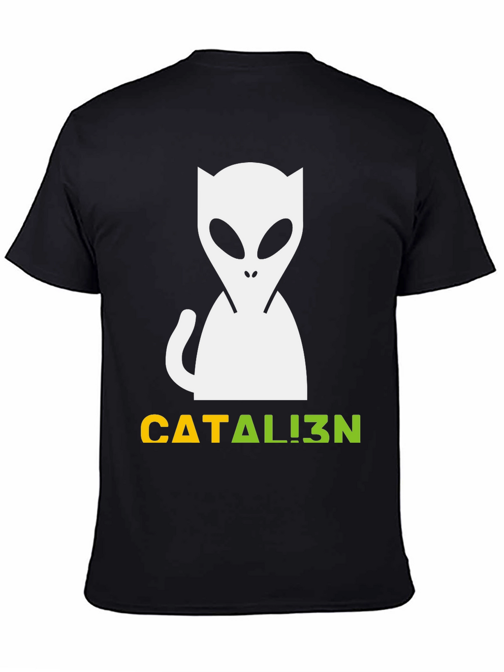 Catalien T-Shirt: Cat Meets Alien Graphic Tee
