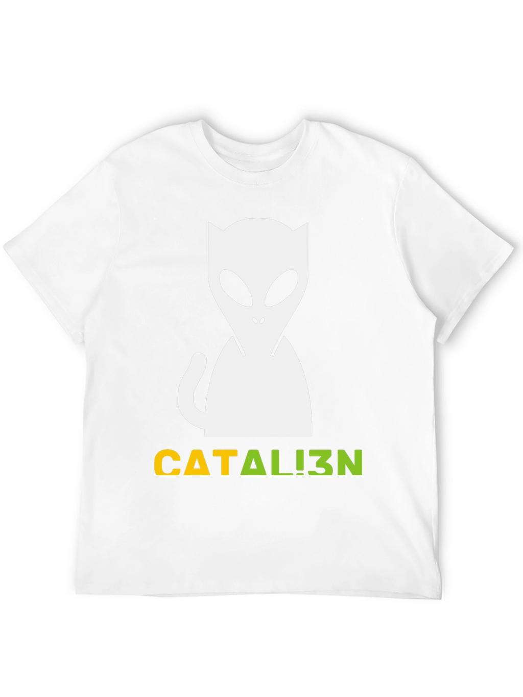 Catalien T-Shirt: Cat Meets Alien Graphic Tee