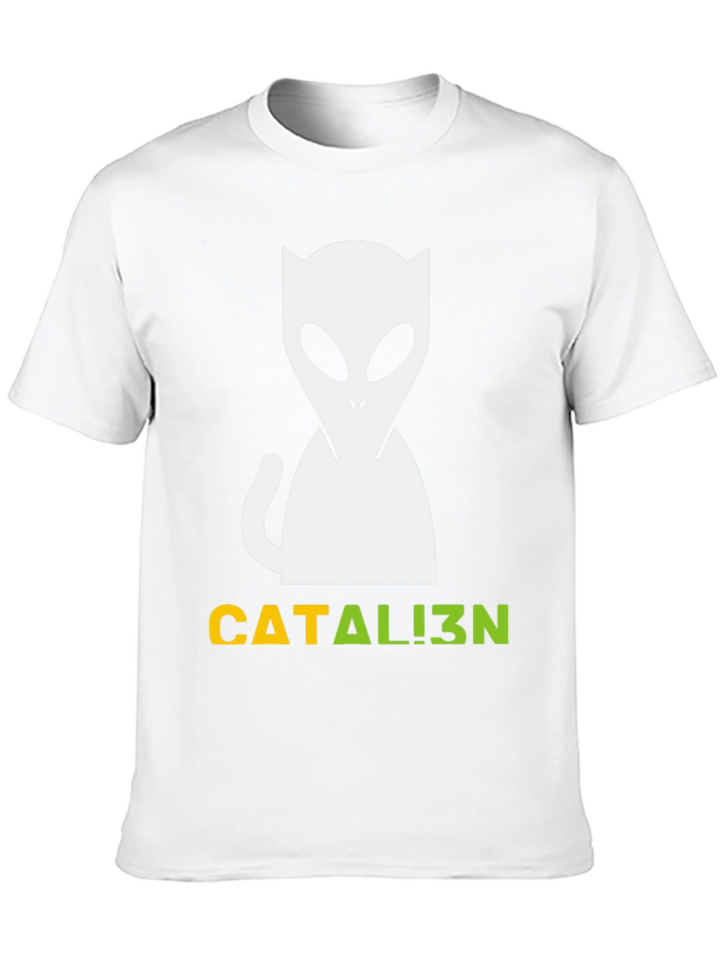 Catalien T-Shirt: Cat Meets Alien Graphic Tee