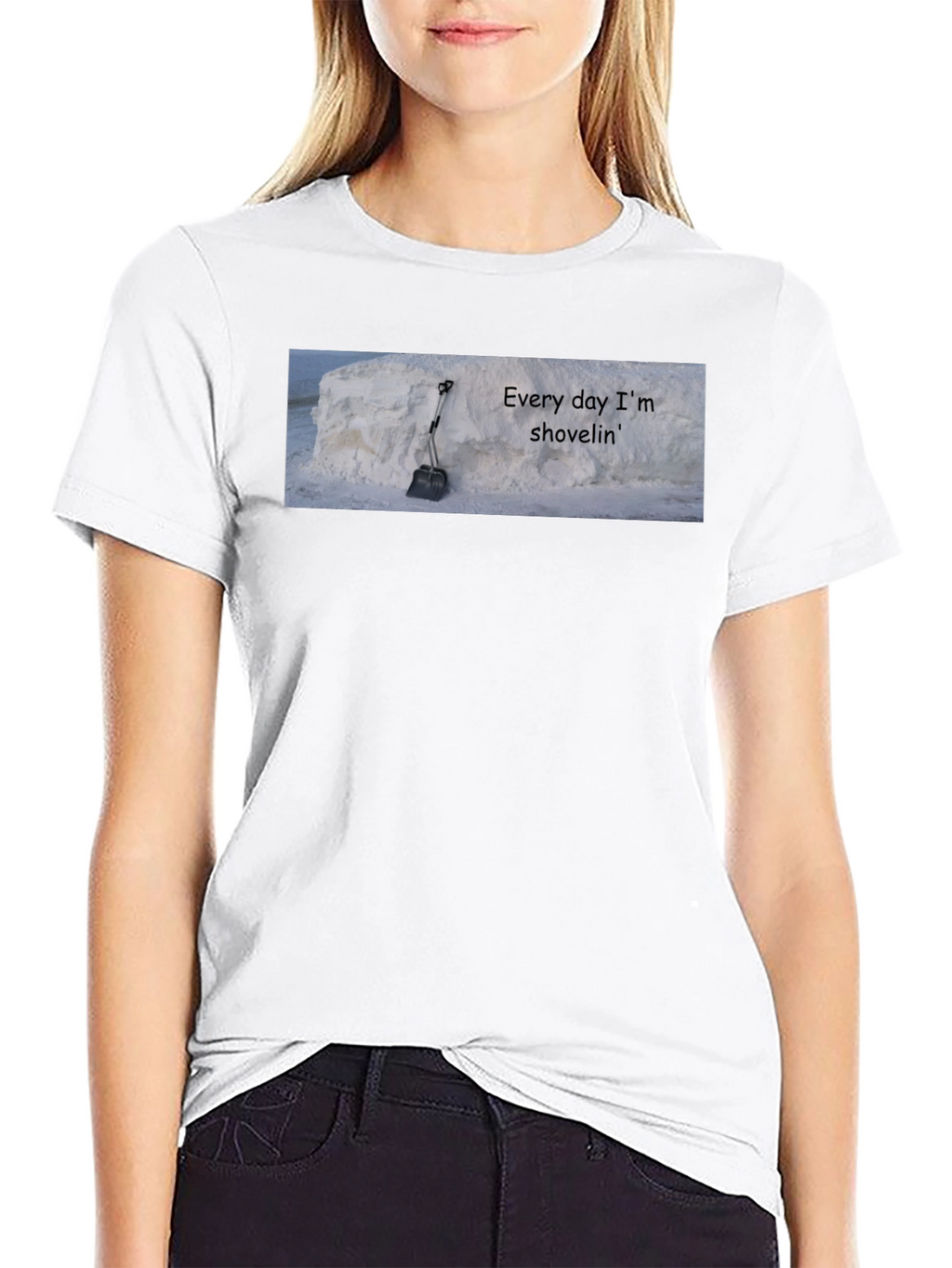 Every Day Im Shovelin Tee