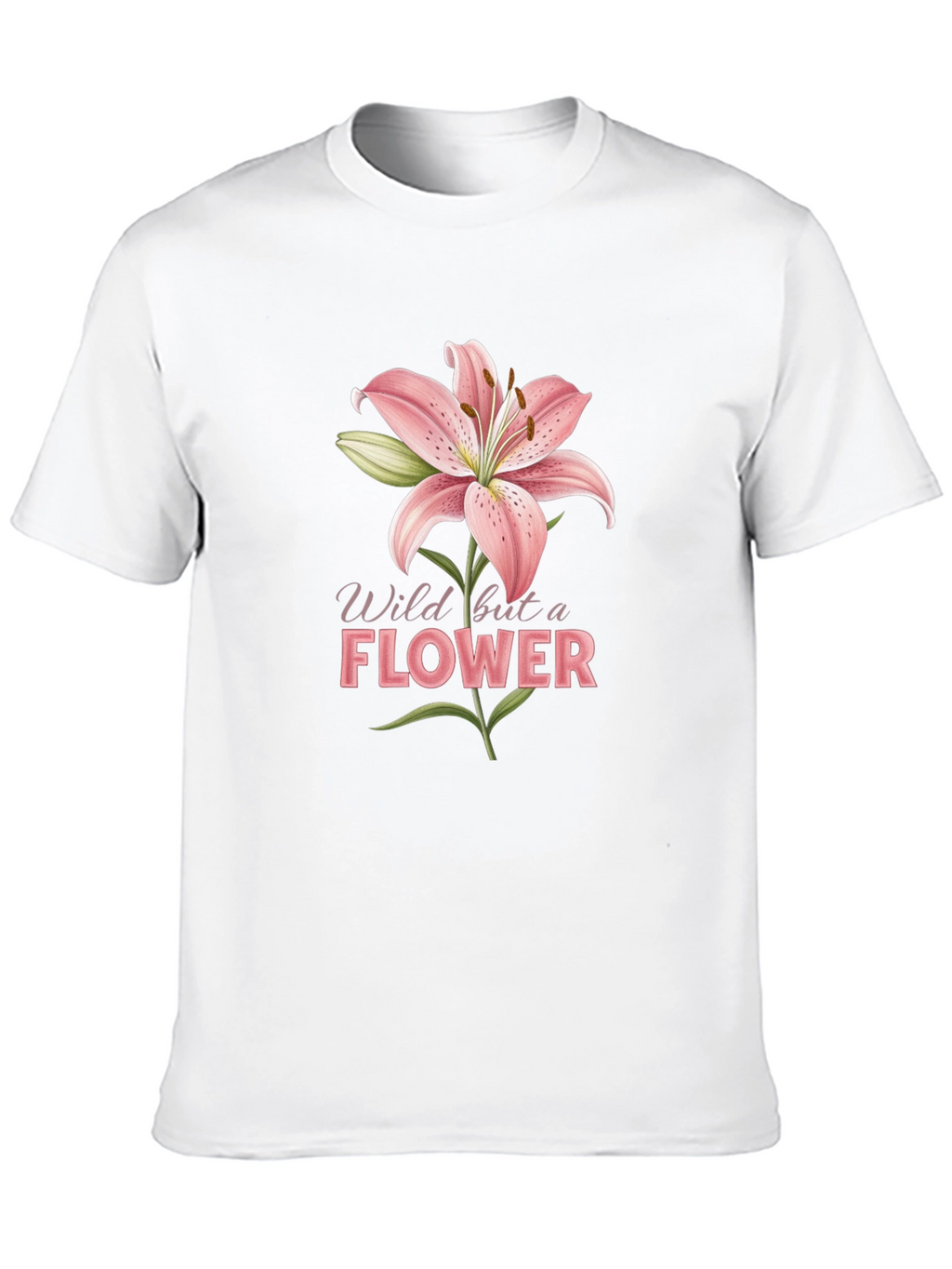 Wild Flower Graphic Tee - Black