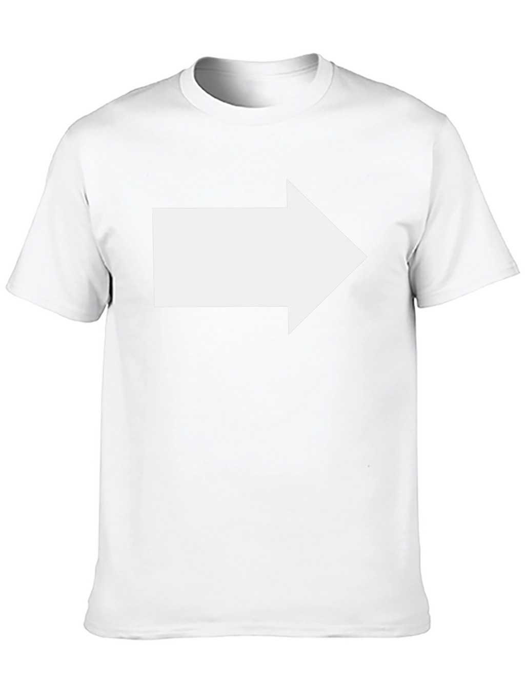 Right Arrow Black T-Shirt - Directional Graphic Tee