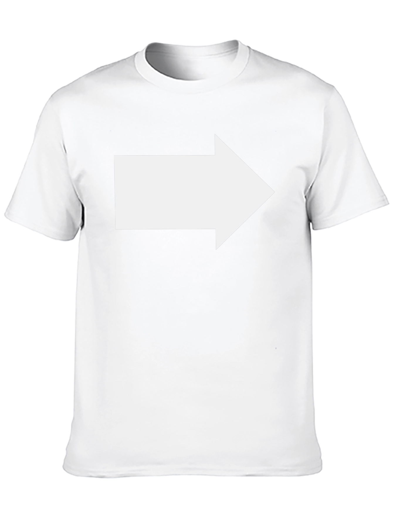 Right Arrow Black T-Shirt - Directional Graphic Tee