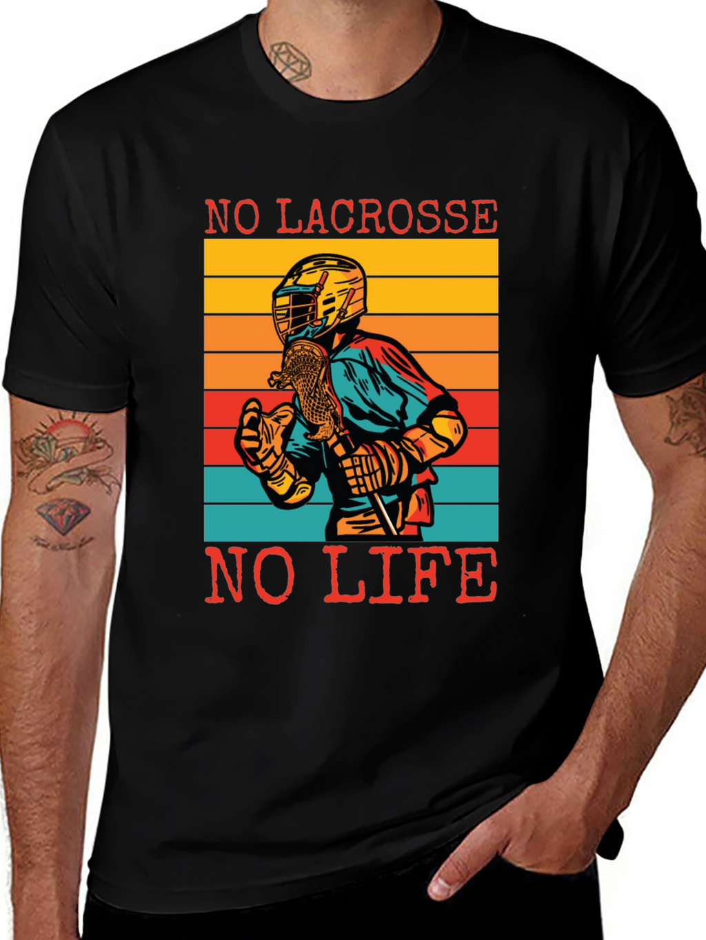 No Lacrosse No Life T-Shirt