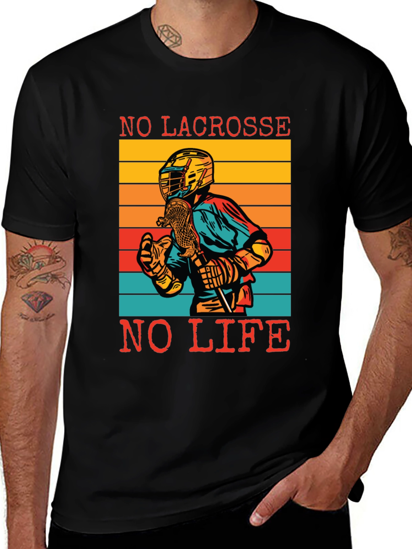 No Lacrosse No Life T-Shirt