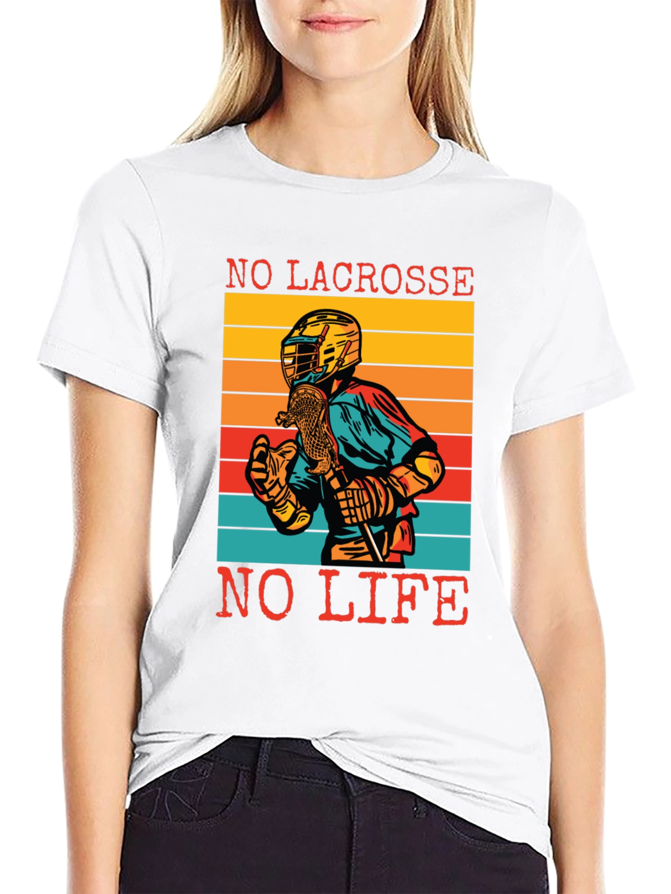 No Lacrosse No Life T-Shirt