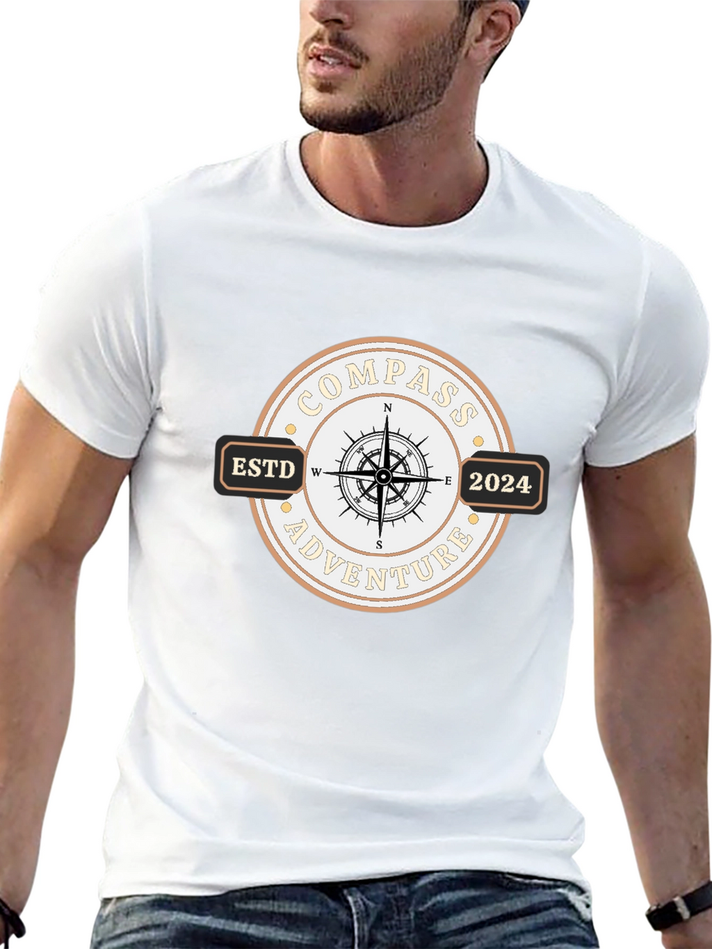 Compass Adventure Est. 2024 Graphic T-Shirt
