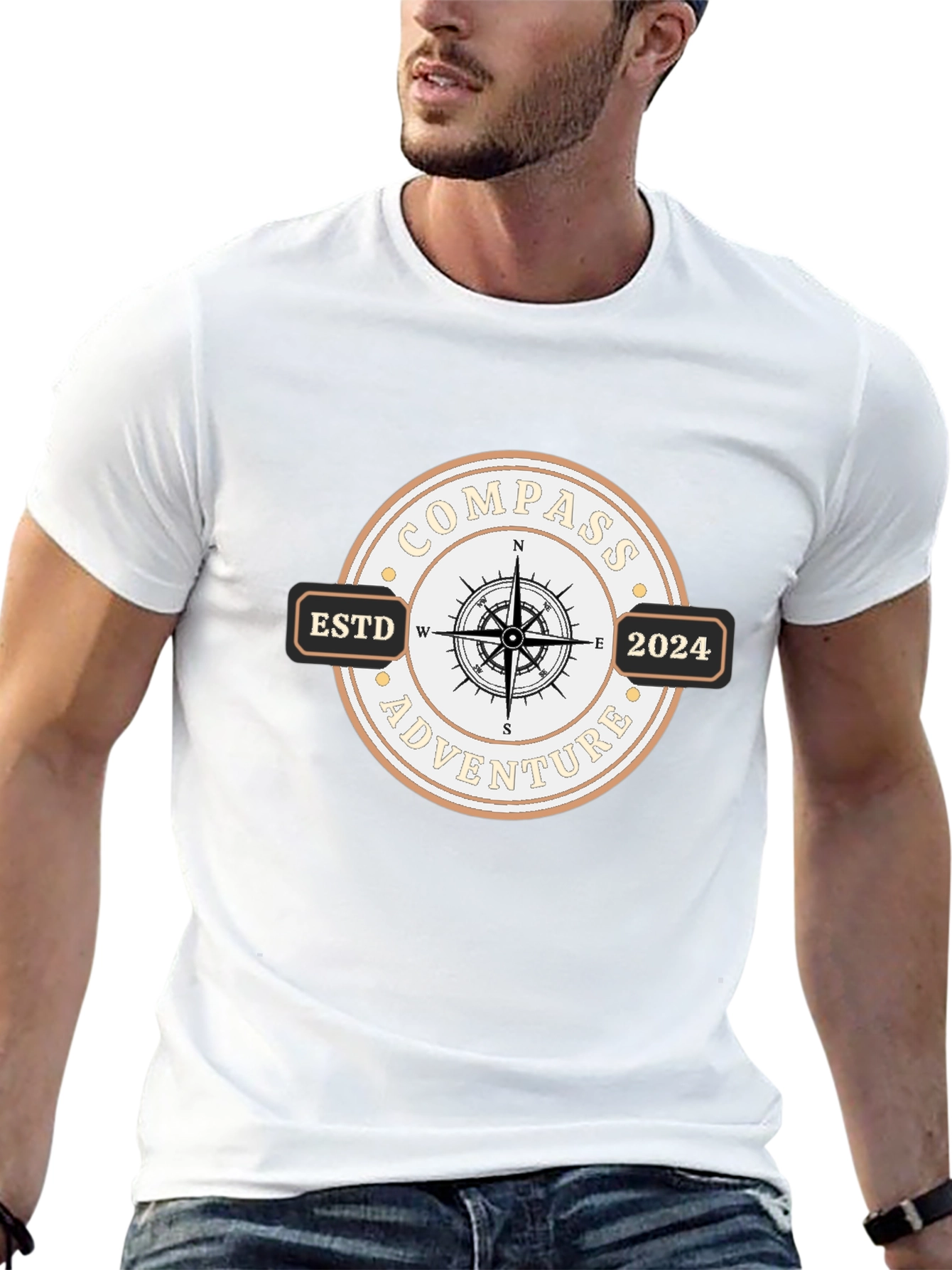 Compass Adventure Est. 2024 Graphic T-Shirt