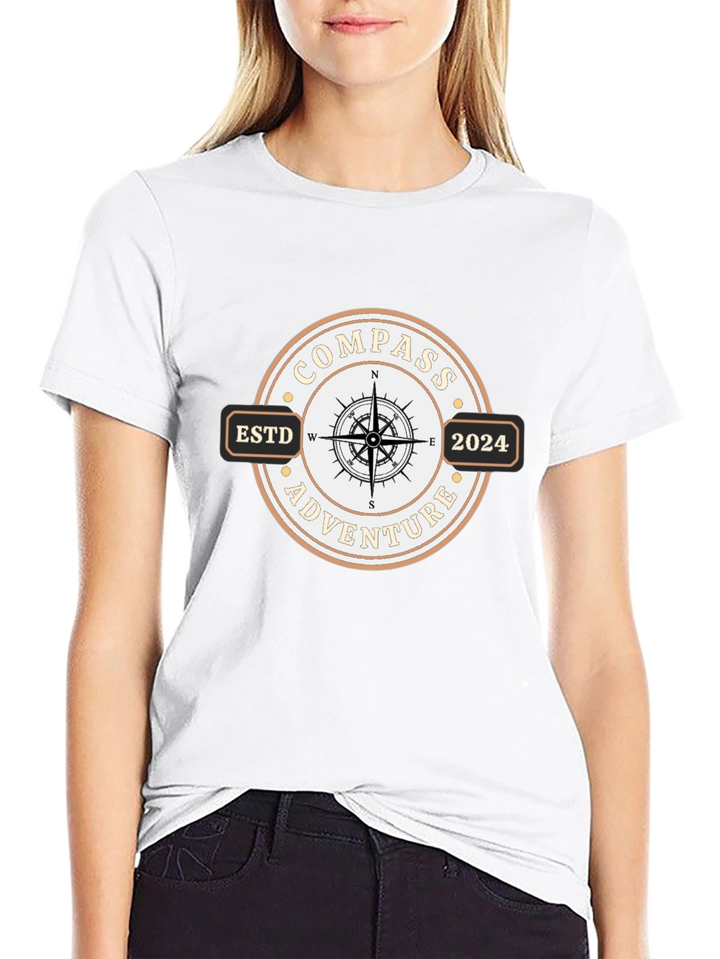 Compass Adventure Est. 2024 Graphic T-Shirt