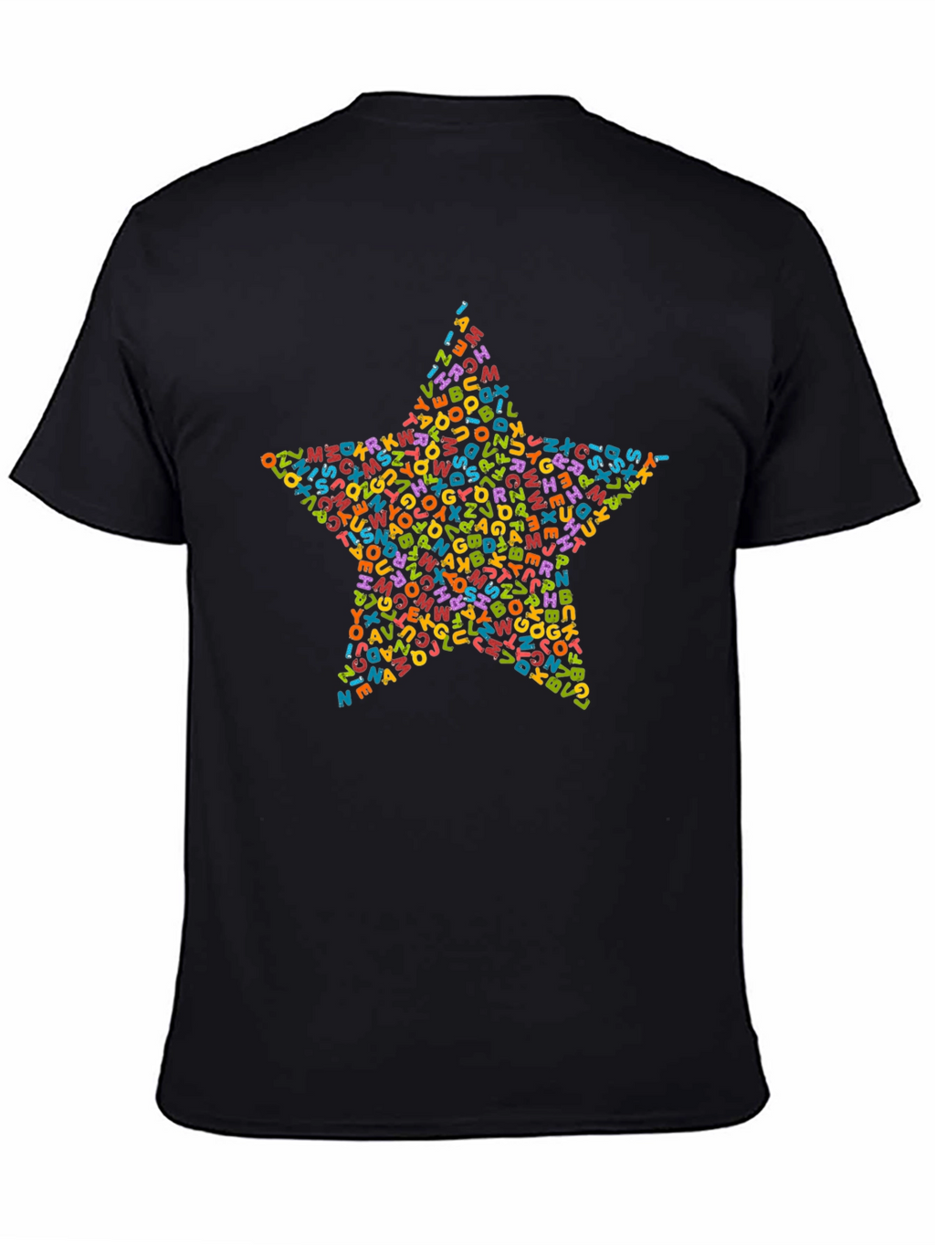 Star Typography Mens T-Shirt