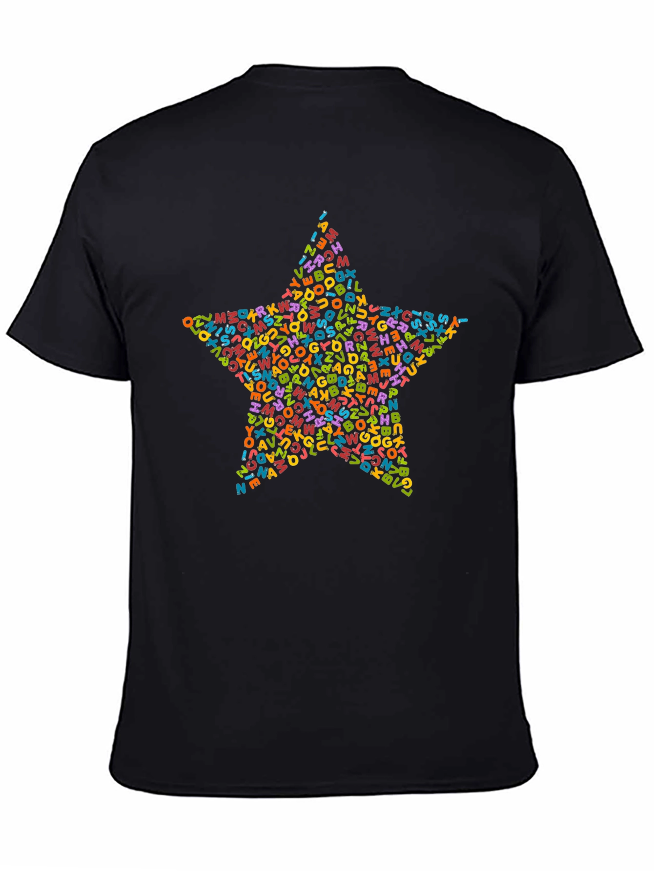 Star Typography Mens T-Shirt