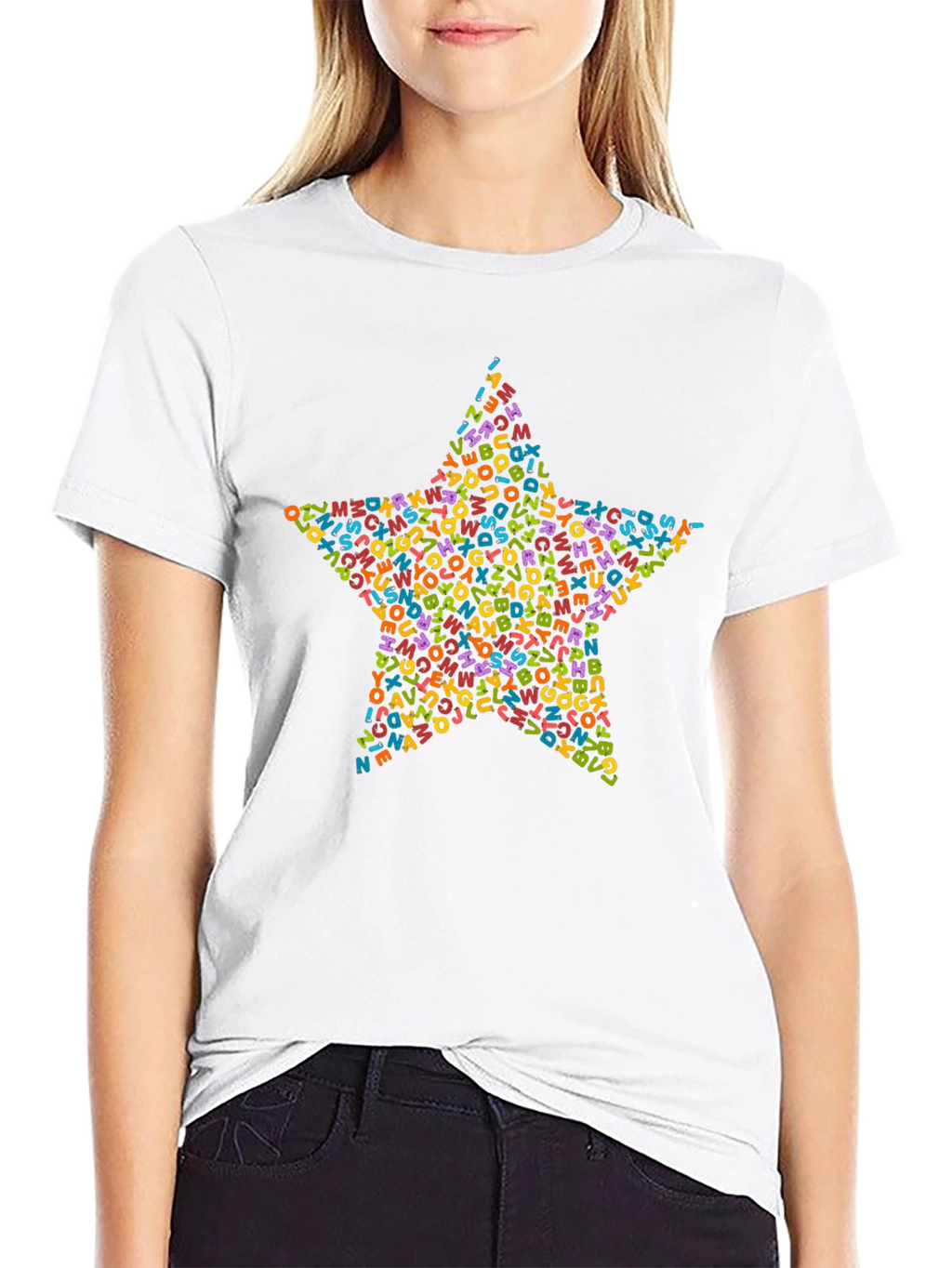 Star Typography Mens T-Shirt