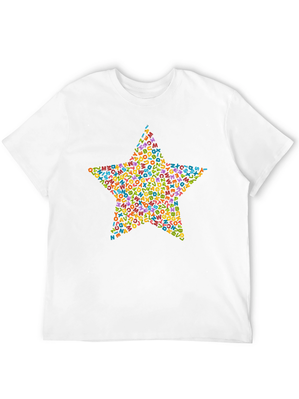Star Typography Mens T-Shirt