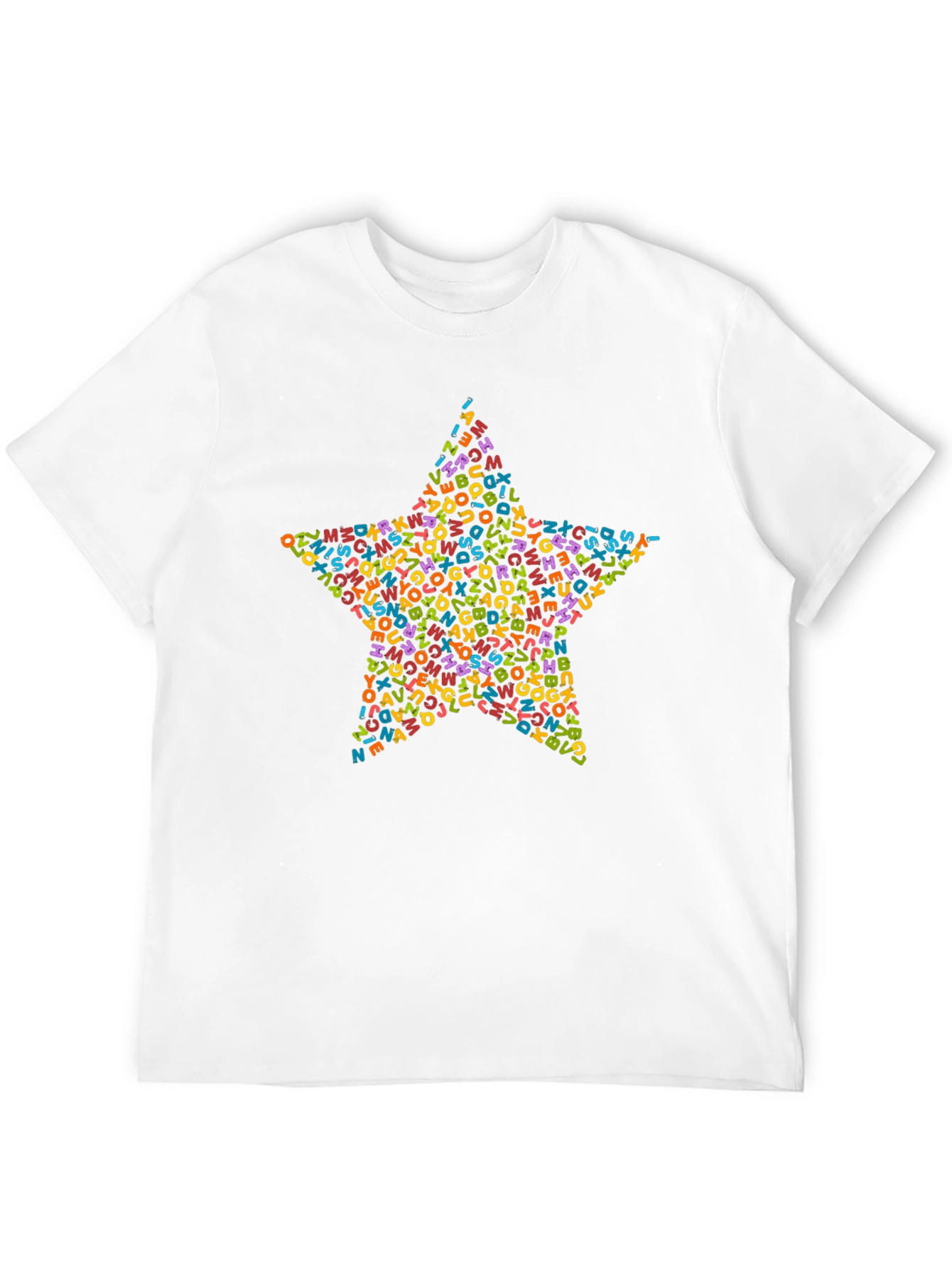 Star Typography Mens T-Shirt