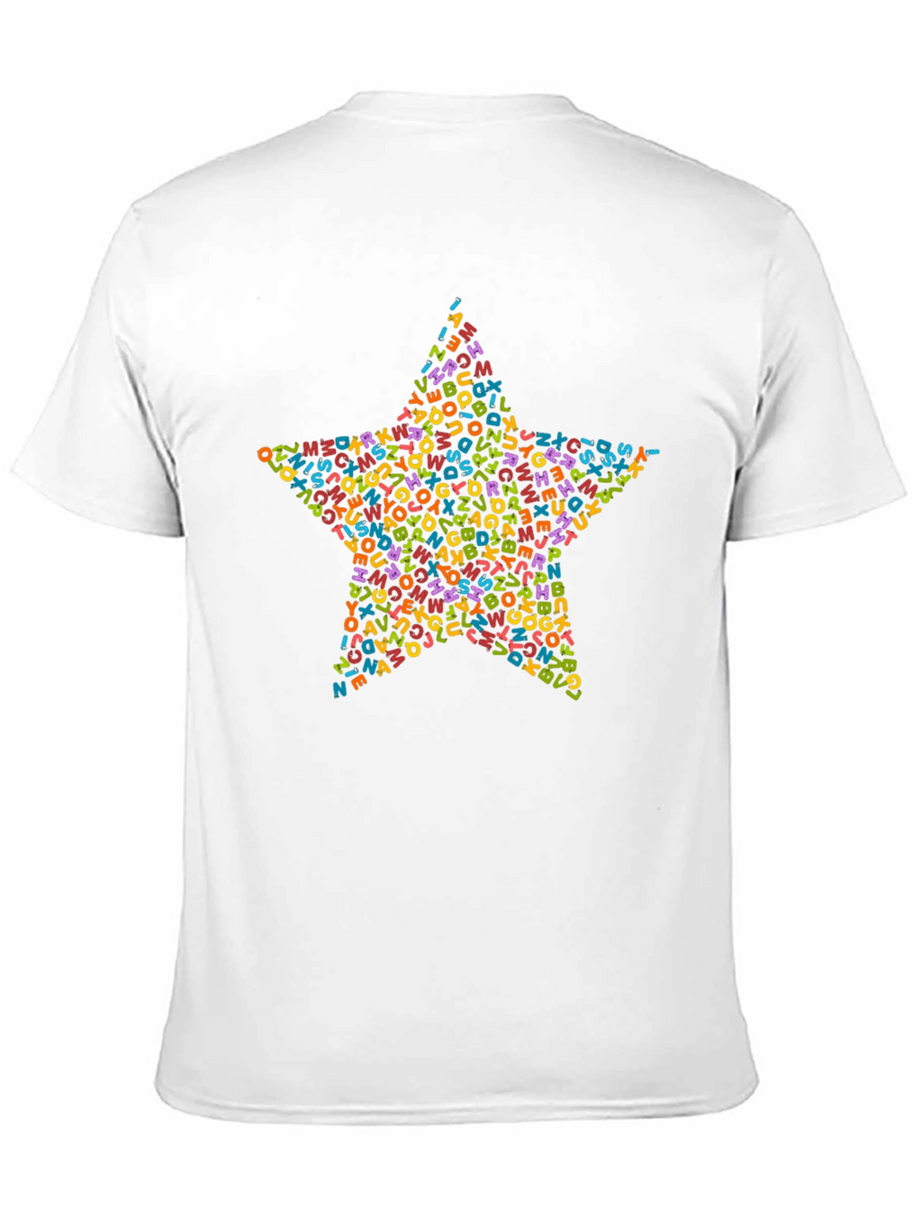 Star Typography Mens T-Shirt