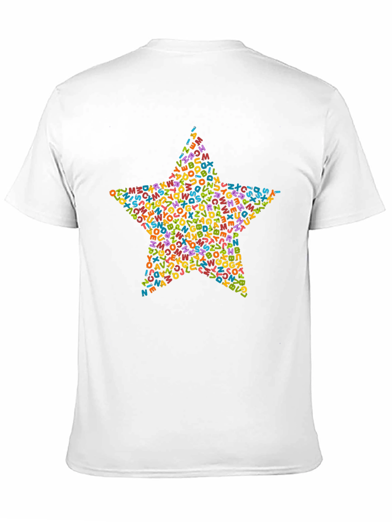 Star Typography Mens T-Shirt