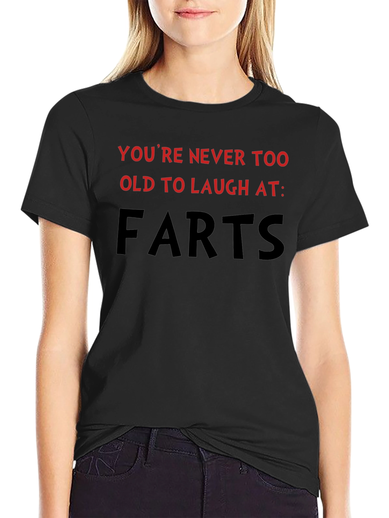 Humorous Farts Graphic Tee - Never Too Old!