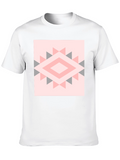 Geometric Diamond Print T-Shirt
