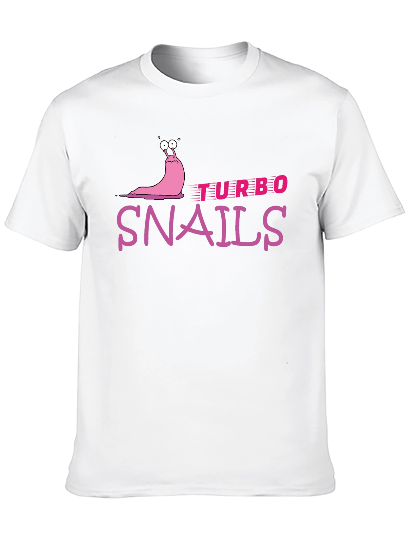 Turbo Snails Graphic Tee - Funny Cartoon Snail Shirt