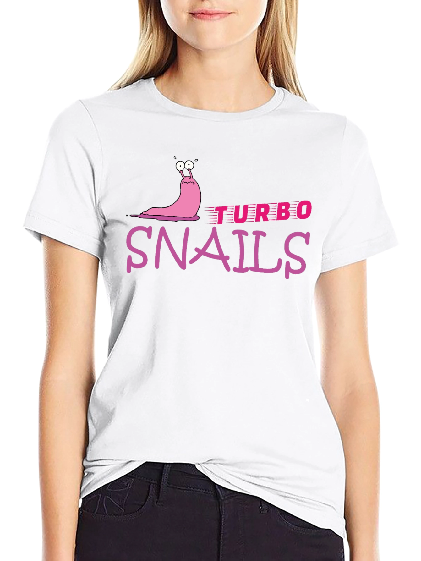Turbo Snails Graphic Tee - Funny Cartoon Snail Shirt