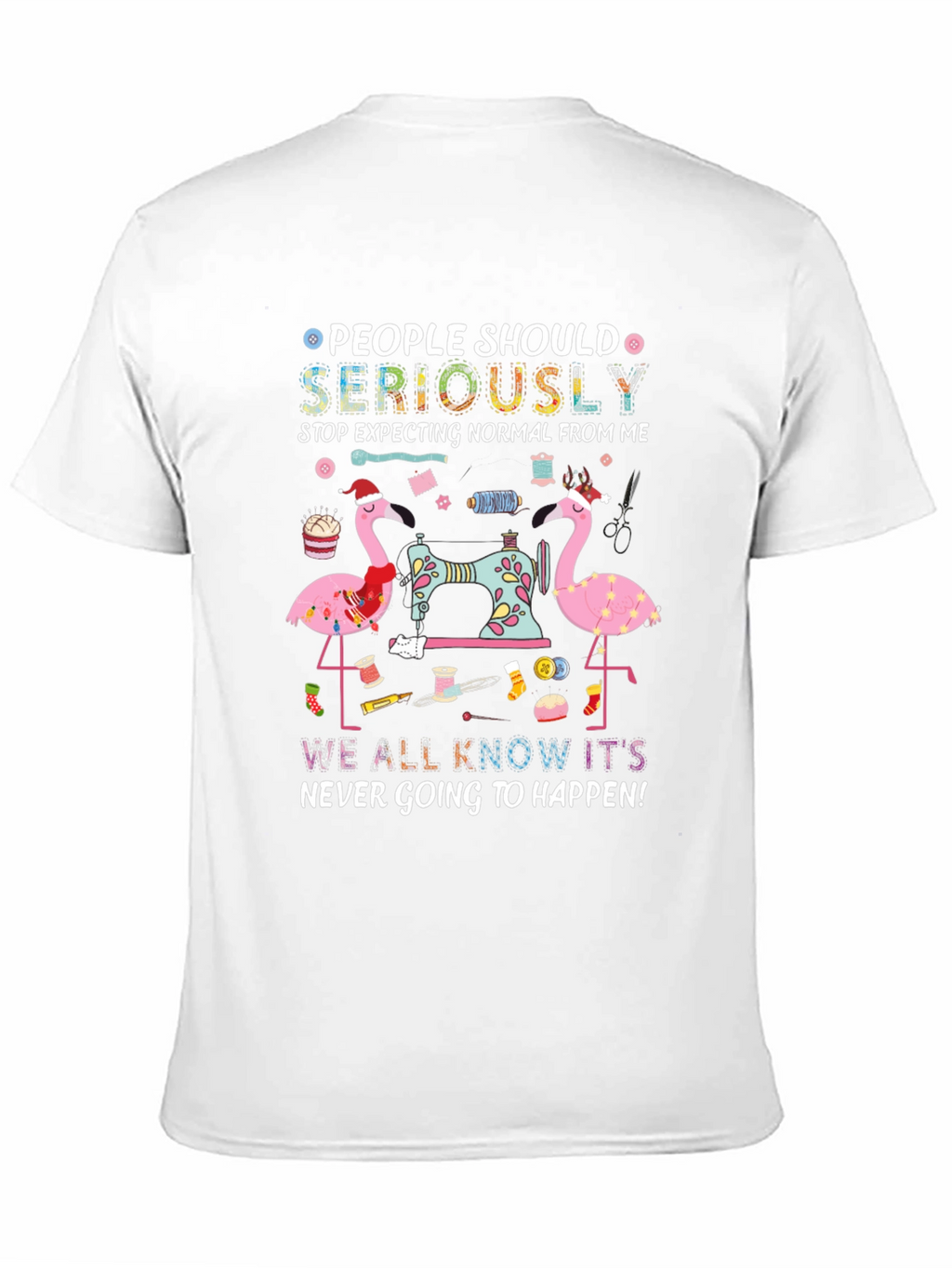 People Should Seriously Stop Expecting Flamingo T-Shirt