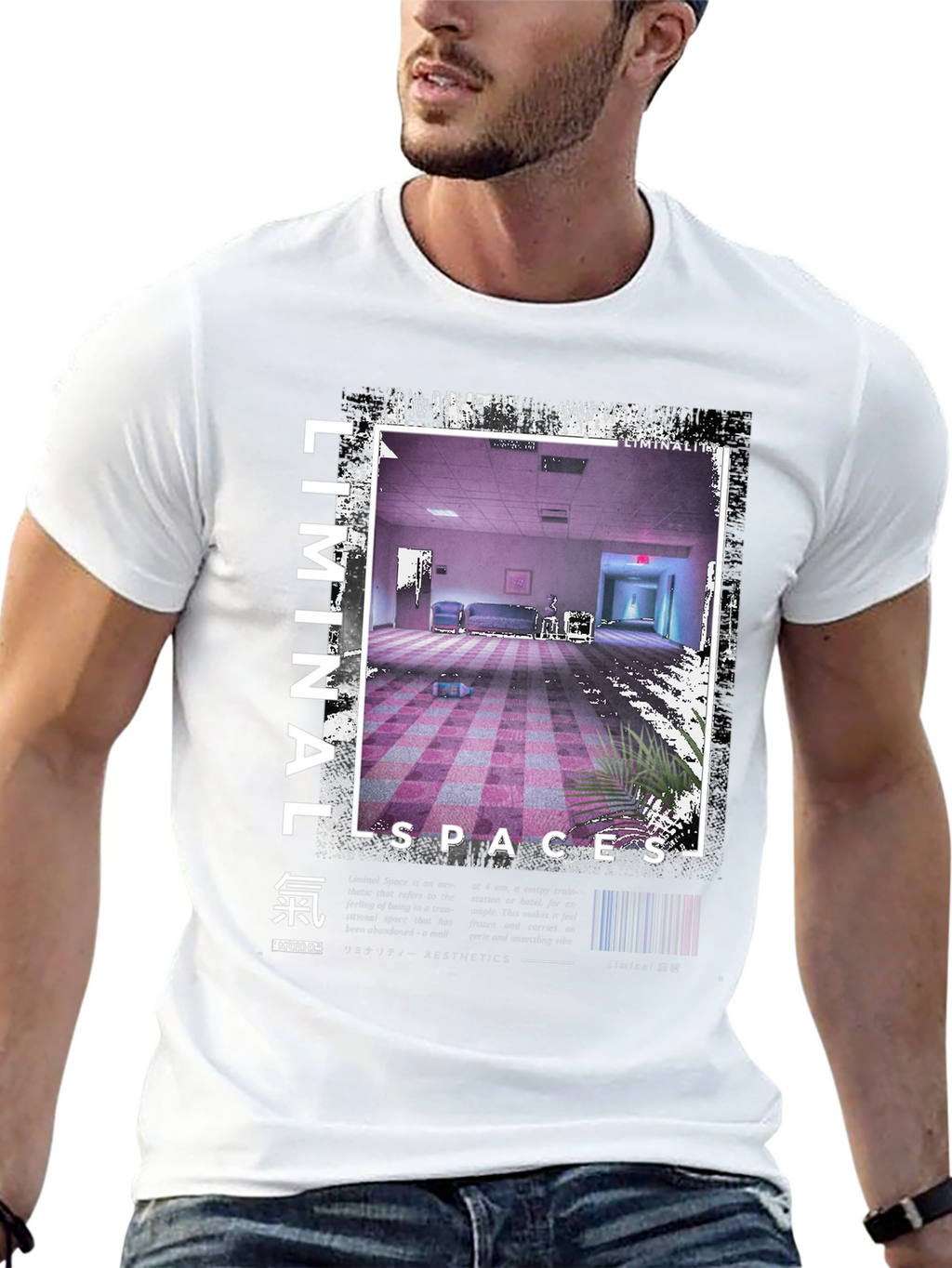 Liminal Spaces Graphic Tee - Unisex Black T-Shirt