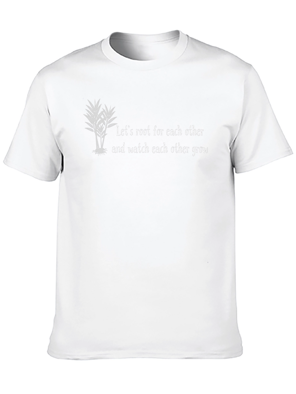 Inspirational Root for Each Other Black T-Shirt
