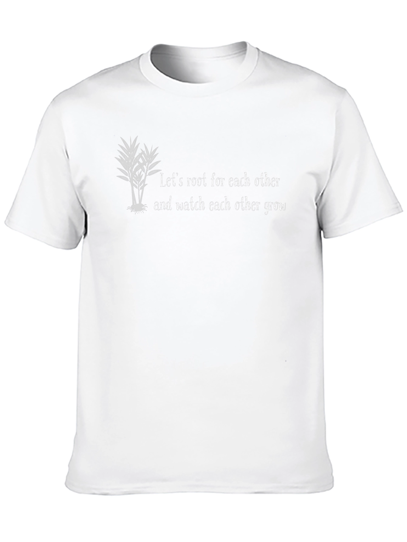 Inspirational Root for Each Other Black T-Shirt