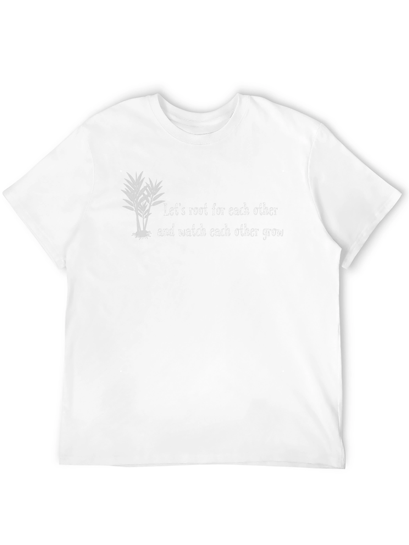 Inspirational Root for Each Other Black T-Shirt
