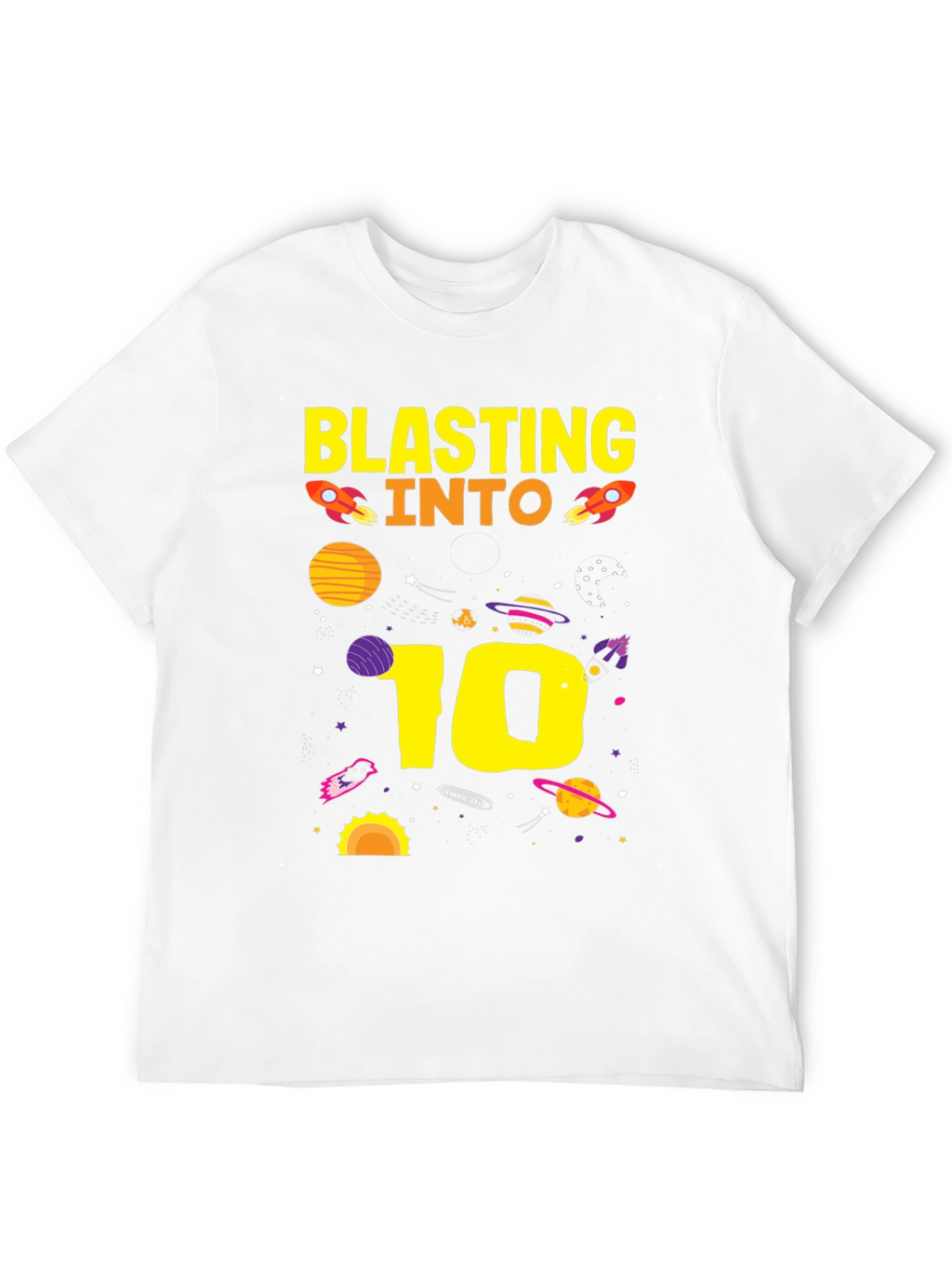 Blasting Into 10th Birthday T-Shirt