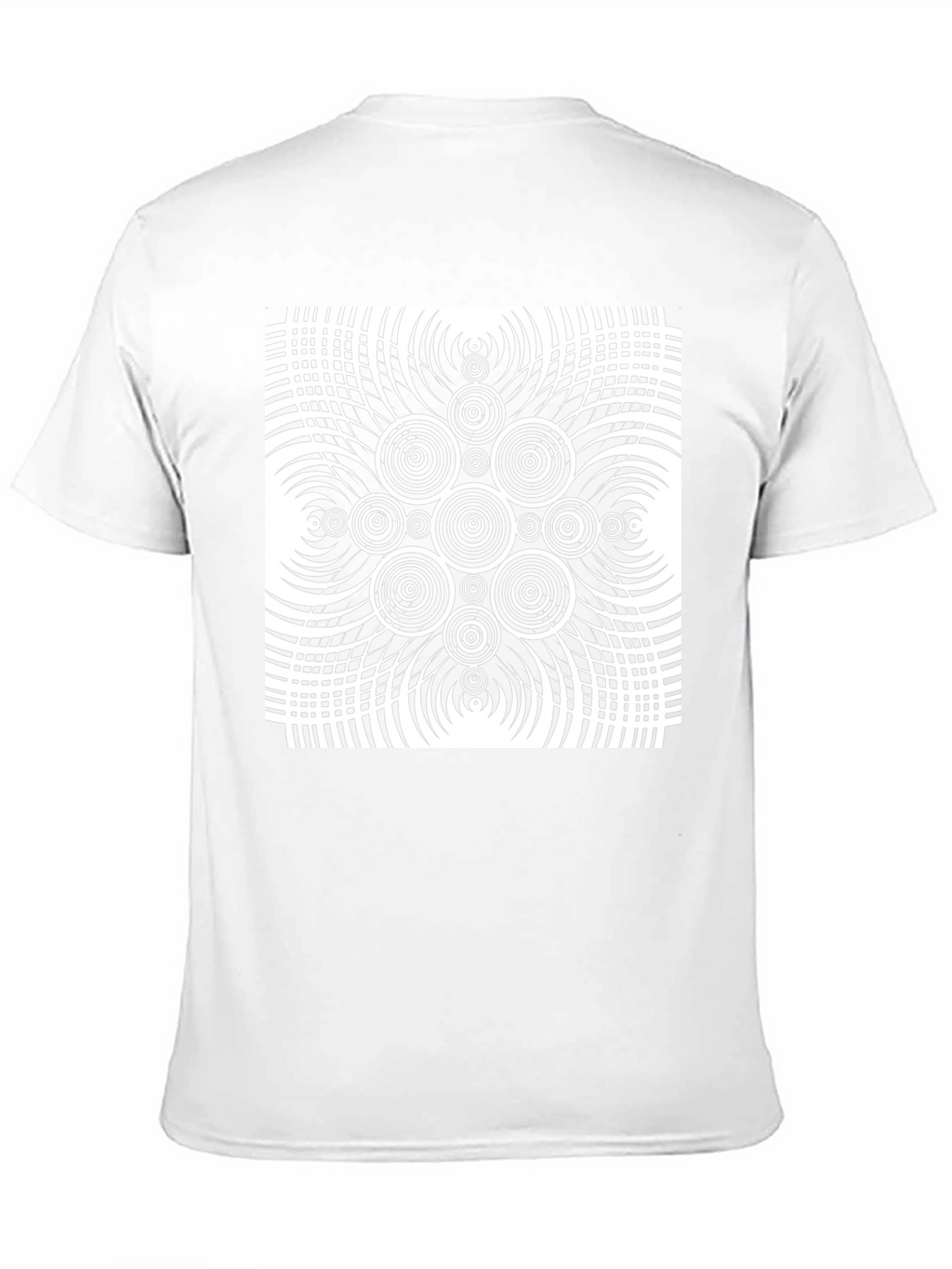 Optical Illusion Graphic Print Black T-Shirt