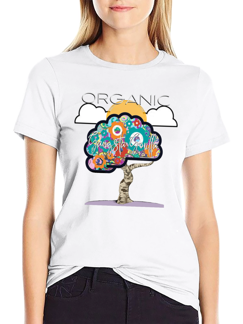 Organic Gangsta Gorilla Graphic Tee